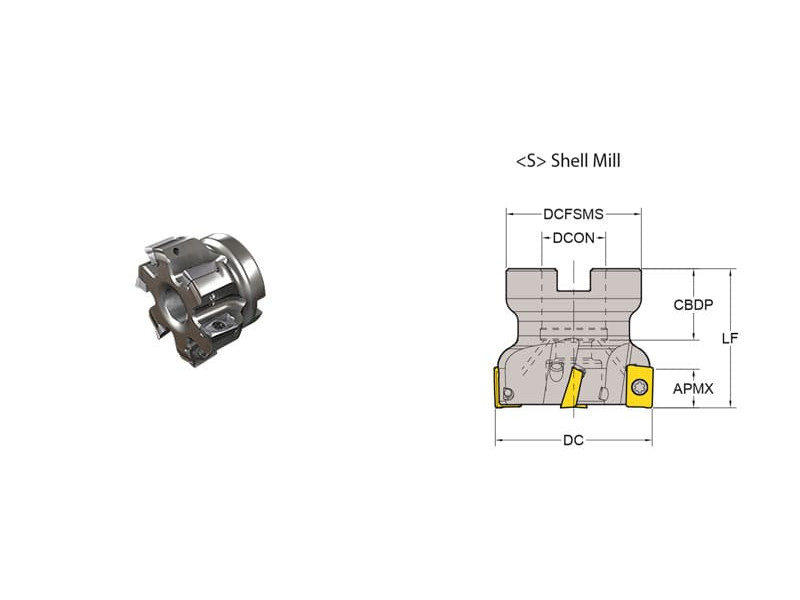 F90-APKT16 - Shell Mill Аструм Групп Тула